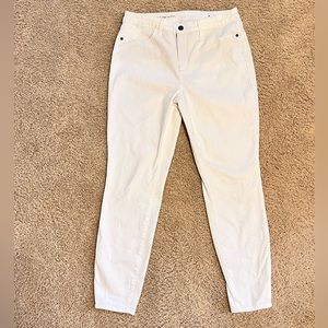 Talbots High-Waisted Jegging Ankle White Pants